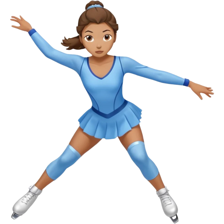 Victoruam ice skater emoji