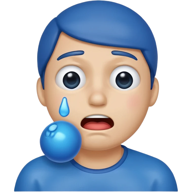 blue ball guy crying emoji