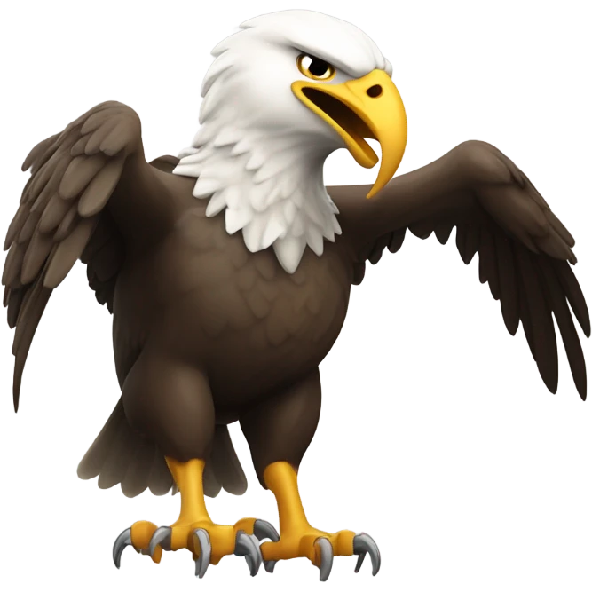 Eagle eating a ram emoji