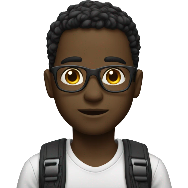 Garçon air black  emoji