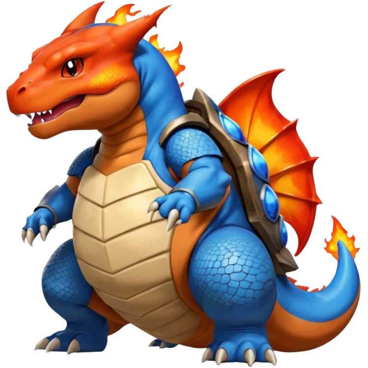 Pokemon red and green legendary emoji