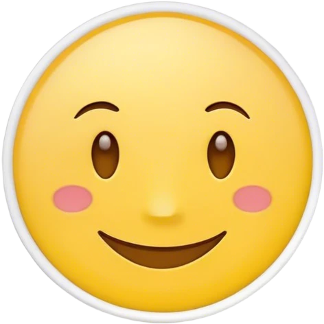 yellow paper sticker with a face emoji