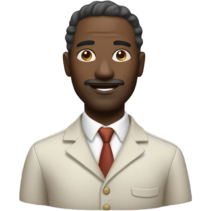 Man with creme  emoji