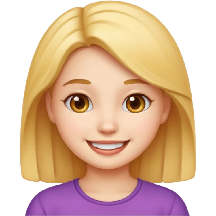 A cute girl emoji emoji
