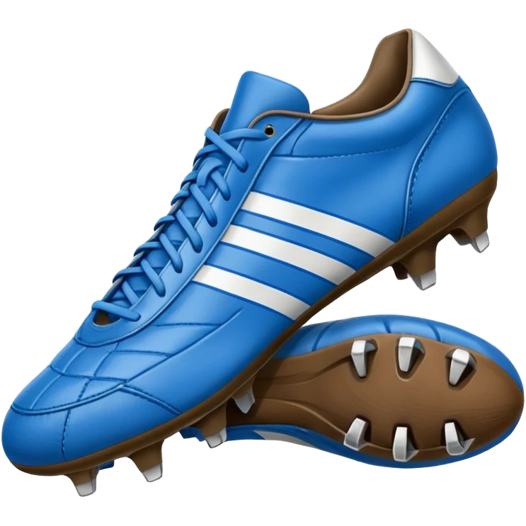 blue football shoes emoji