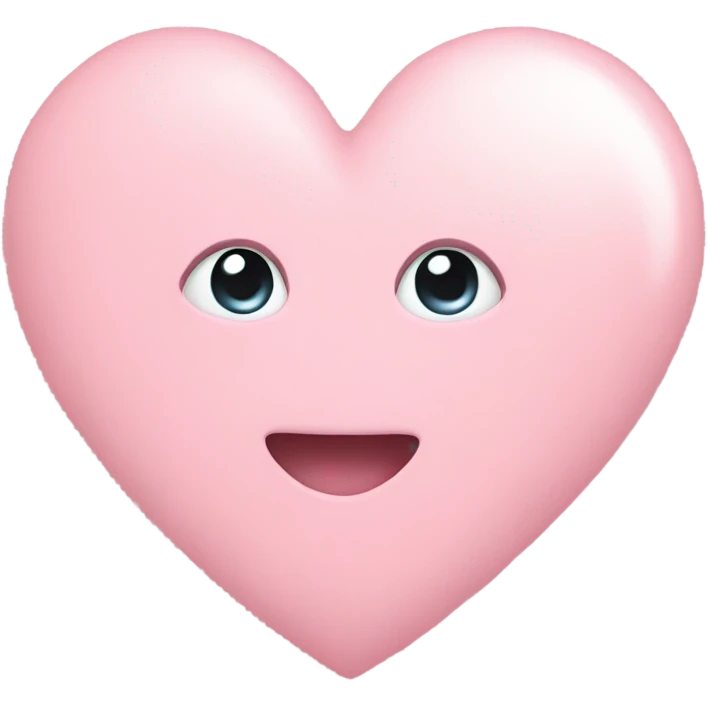 Baby pink heart emoji