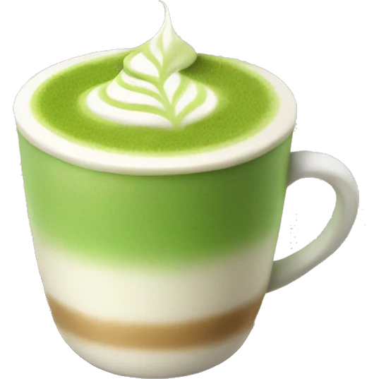 Matcha latte  emoji