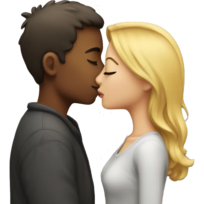 kissing girlfriend emoji