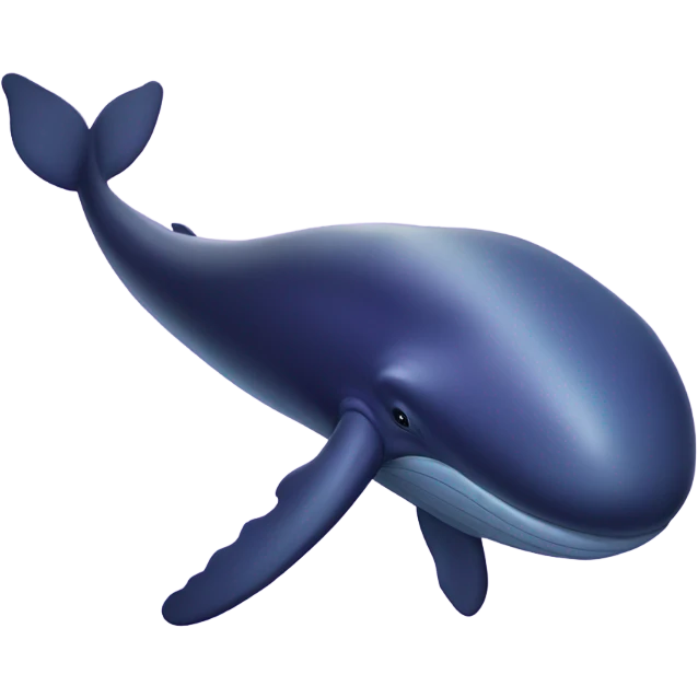 Blue whale purple emoji