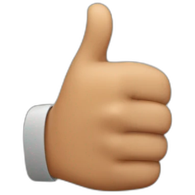Men thumbs up emoji