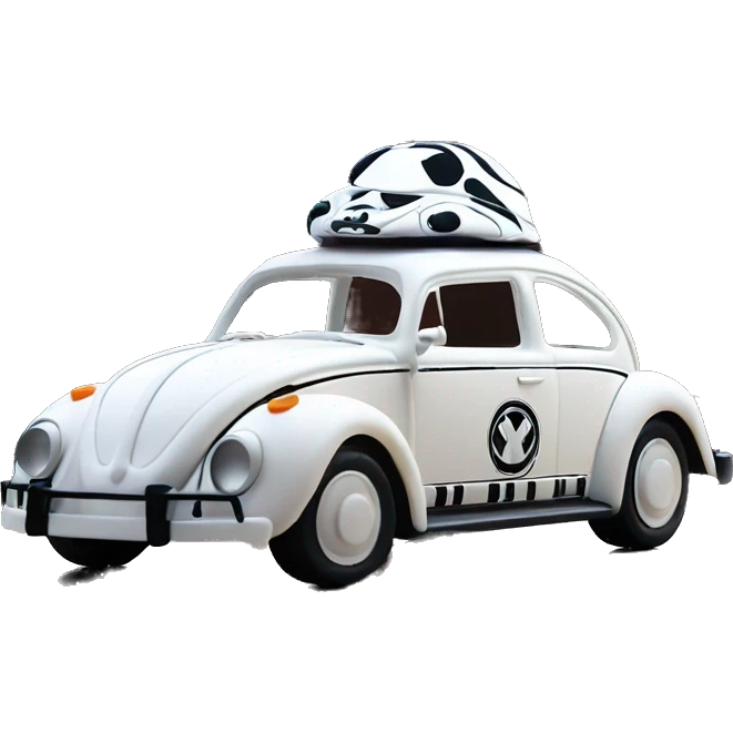 1956 First Order Storm Trooper themed Volkswagen bug emoji