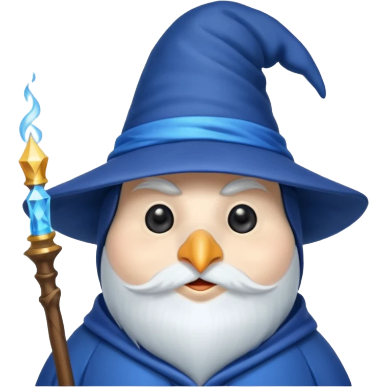Penguin Wizard emoji