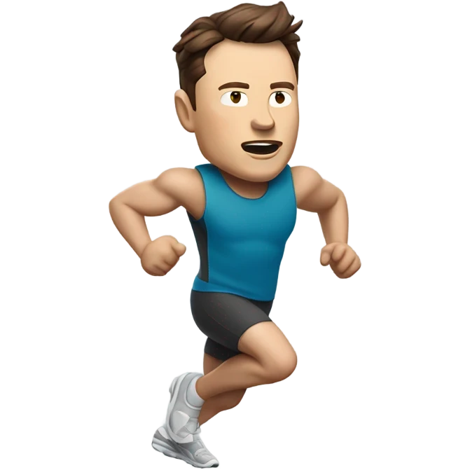 Elon running emoji