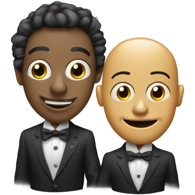 Ventriloquist with dummy emoji