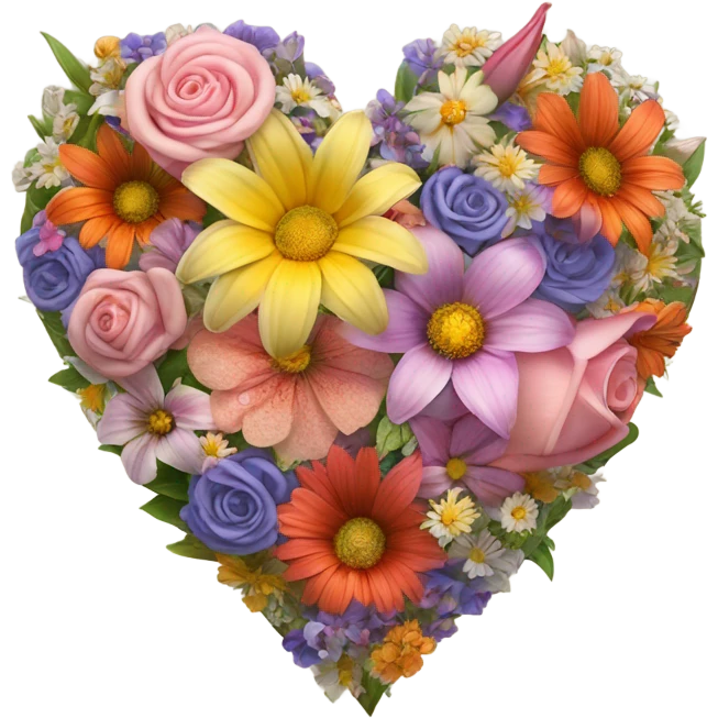 heart with flowers emoji