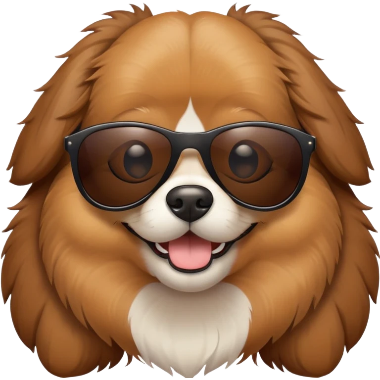 Hund mit sonnenbrille  emoji