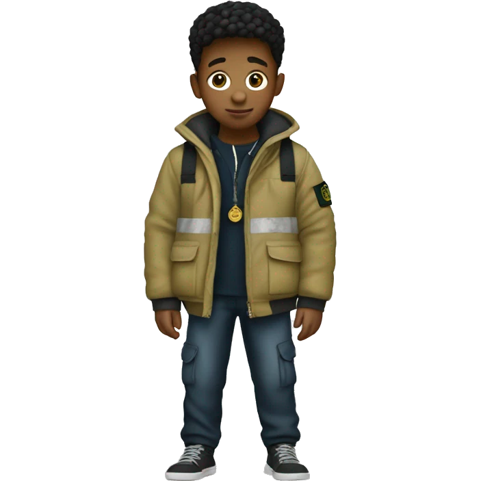 Boy with Stone Island  emoji
