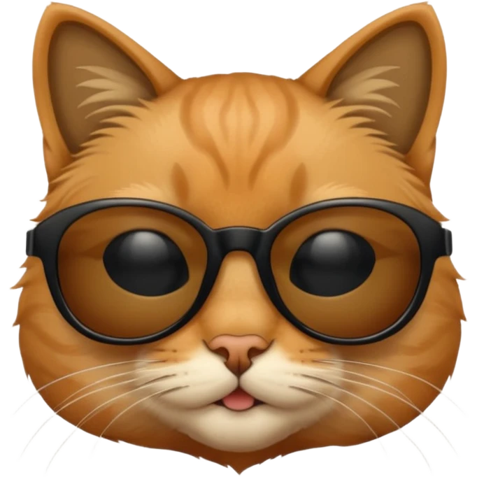 Cat wearing sunglasses emoji