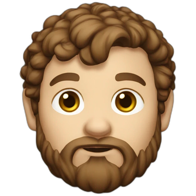 Dwarf cleric brown hair emoji