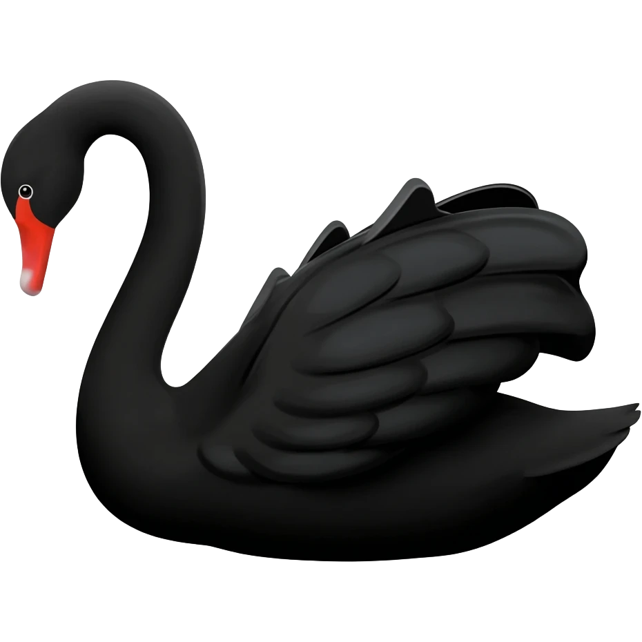 black swan emoji