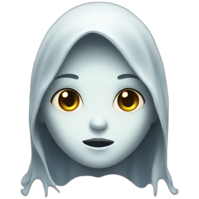 Ghost girl démon emoji