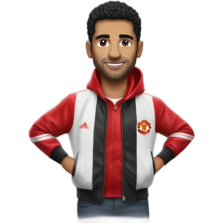 Ruben Amorim wearing a Manchester United jacket emoji
