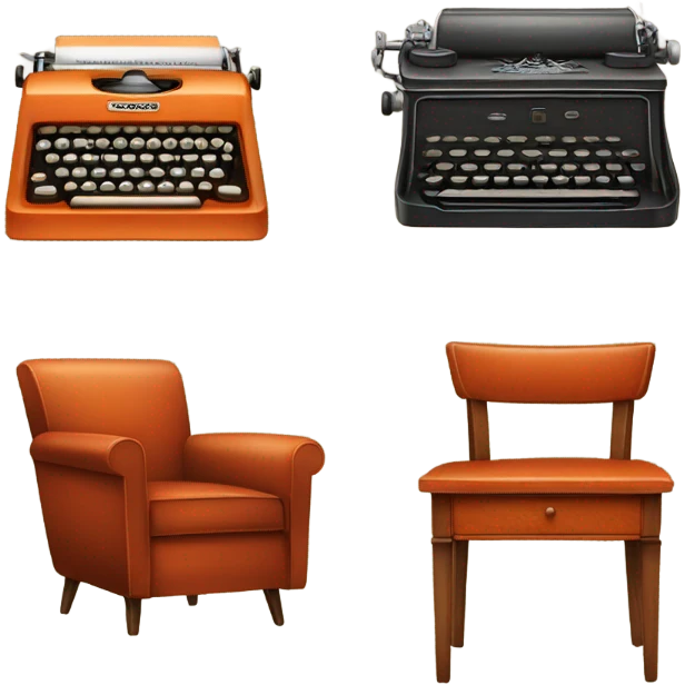 Dark orange vintage aesthetic  emoji