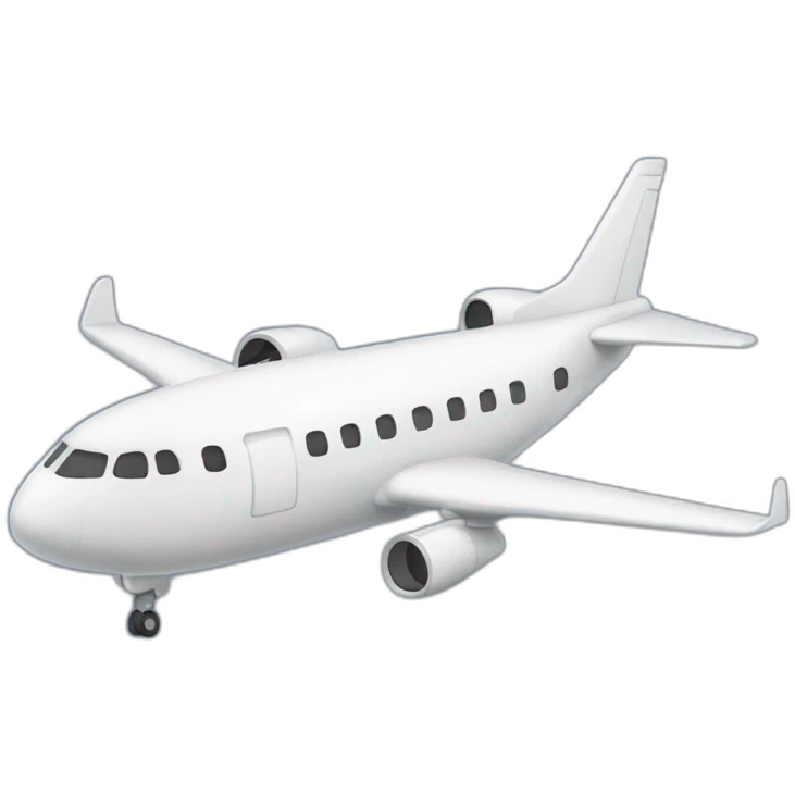 Avion qui rentre dans un grate ciel emoji