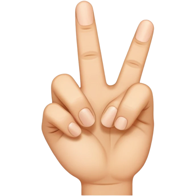 Flipping off emoji