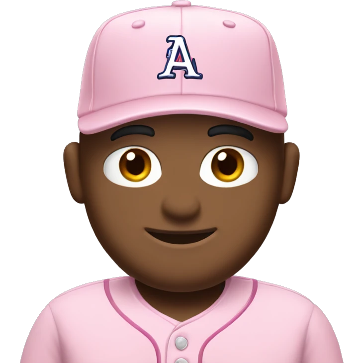 pastel pink mlb cap emoji