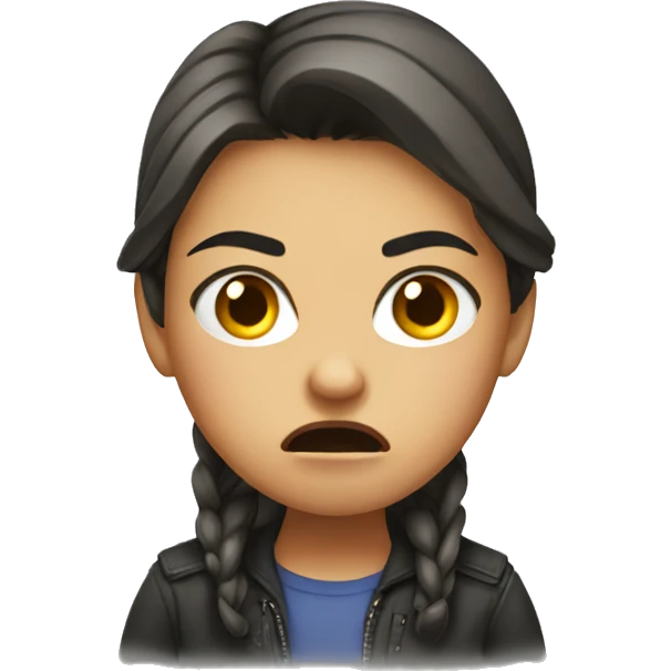  girl angry emoji