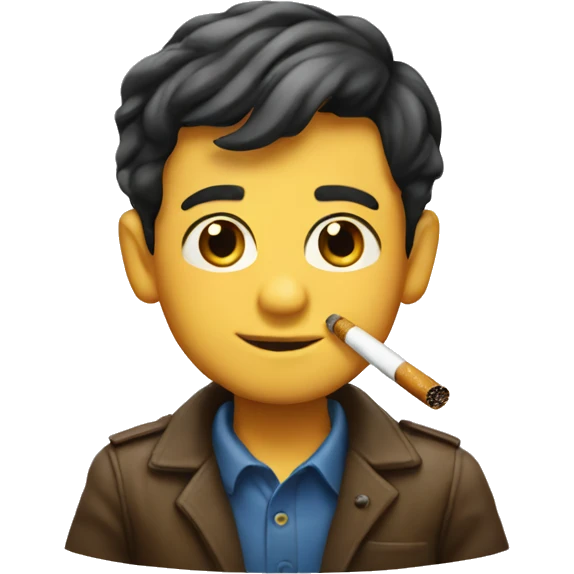 Cigarette boy  emoji