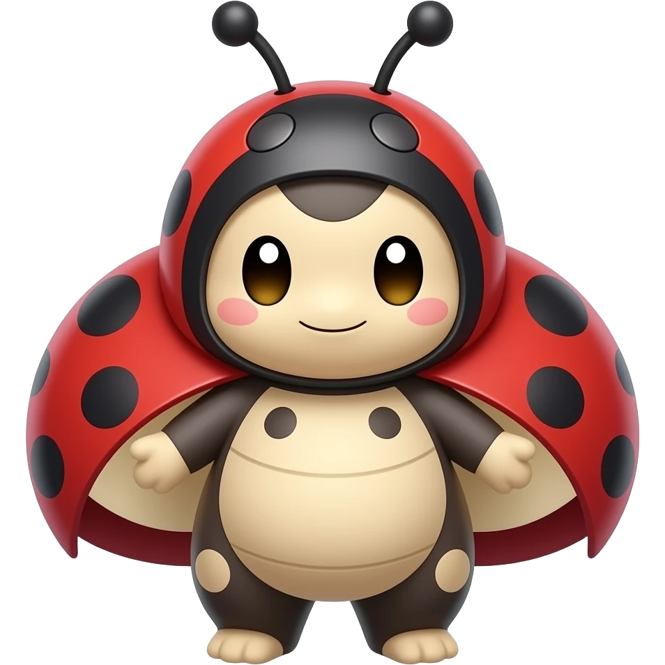 Ladybug cotton candy pokemon emoji