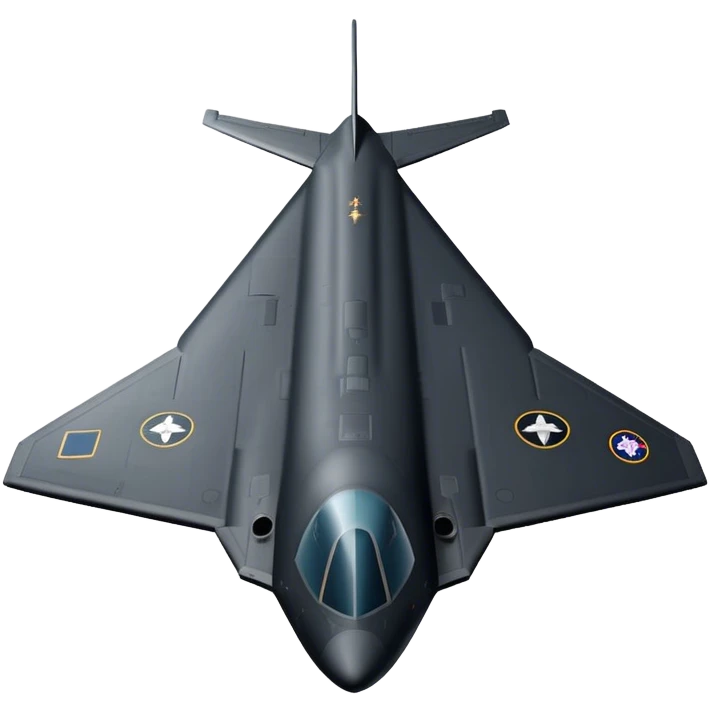 B-2 Spirit bomber - Northrop B-2 (Model Year: 2021) (Iconic colour: Stealth black) emoji