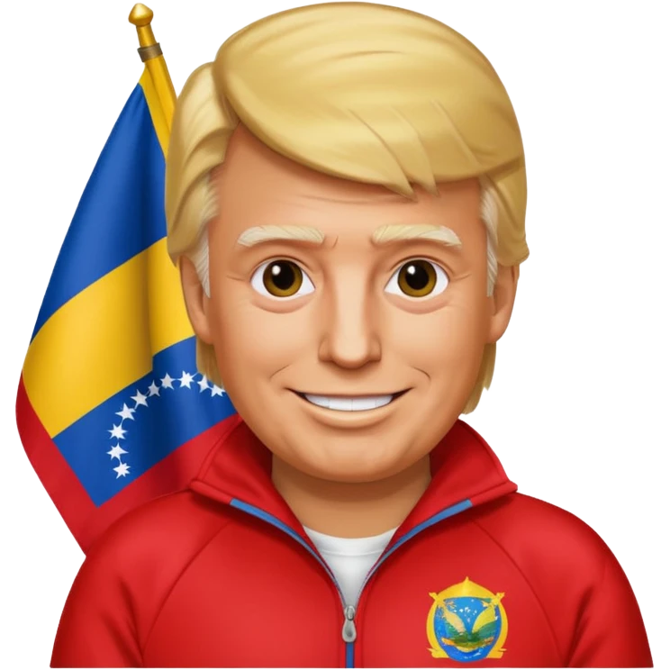 DONALD TRUMP CON EL CHANDAL DE MADURO emoji