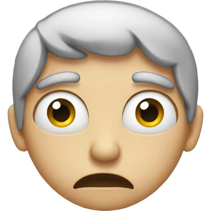 an irritated eye emoji