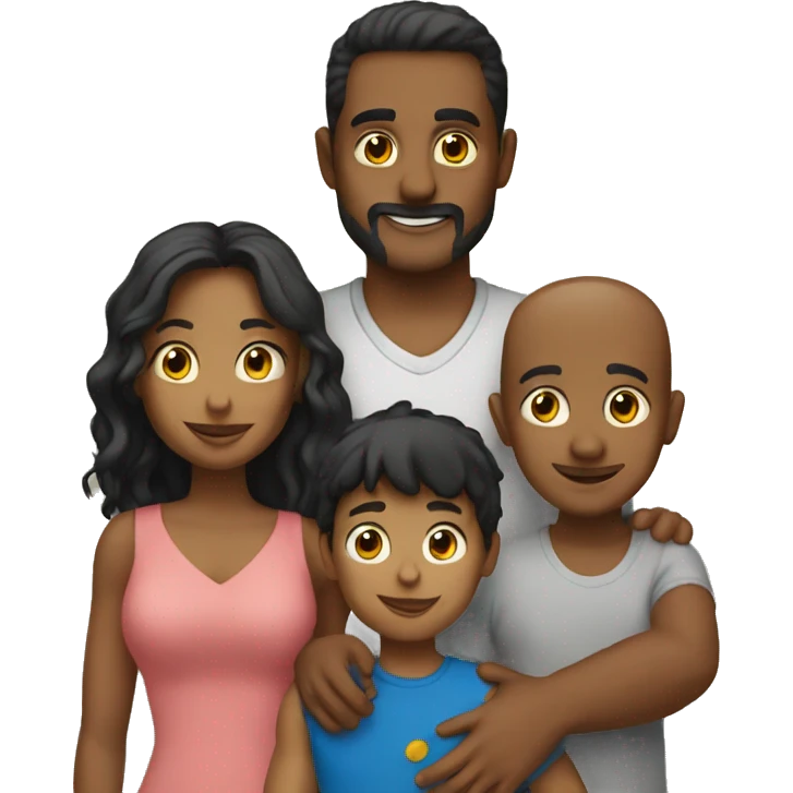 Familia de 5 emoji