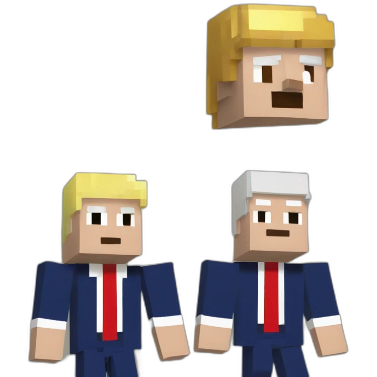 trump_vs_macron_on_minecraft emoji