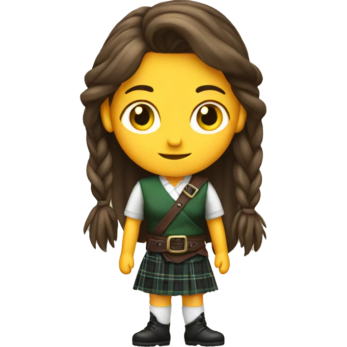 kilt-girl emoji