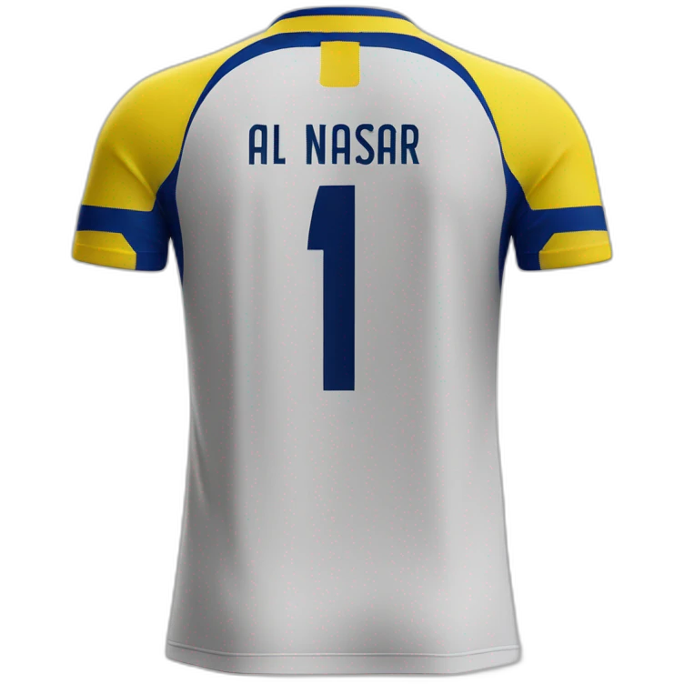 Al nassr home kit back view emoji
