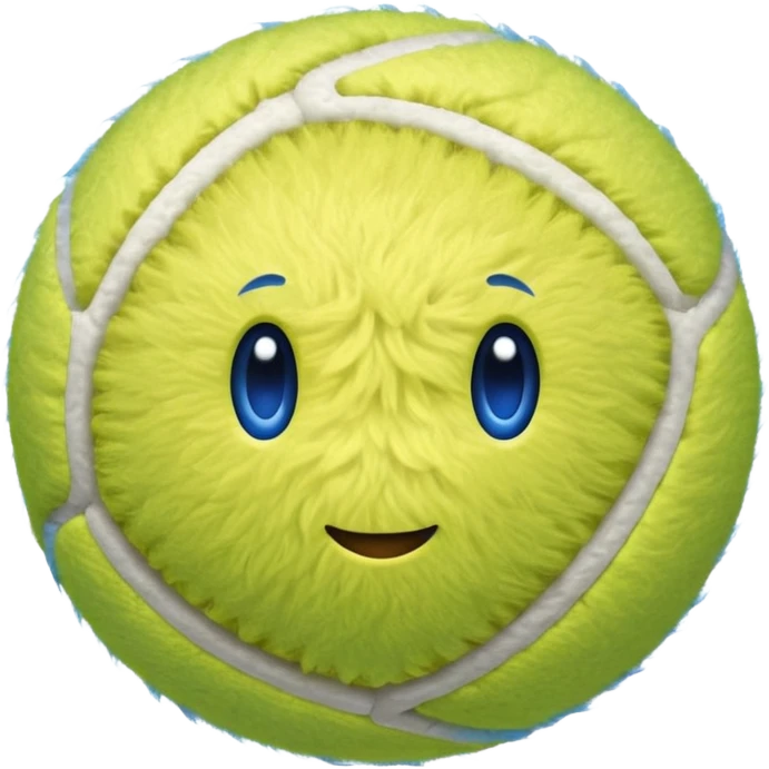 blue tennis ball emoji