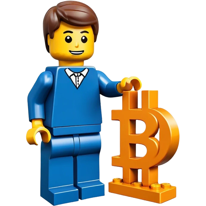 lego homme bitcoin emoji