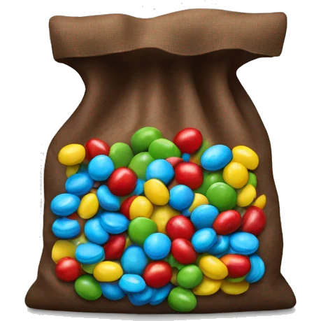 Bag of m&ms emoji