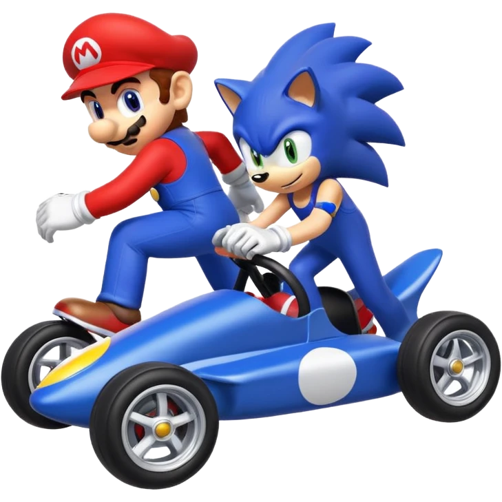 Mario vs sonic  emoji