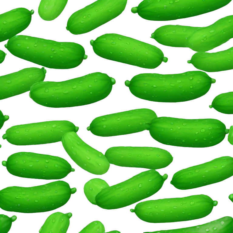 wet cucumber emoji