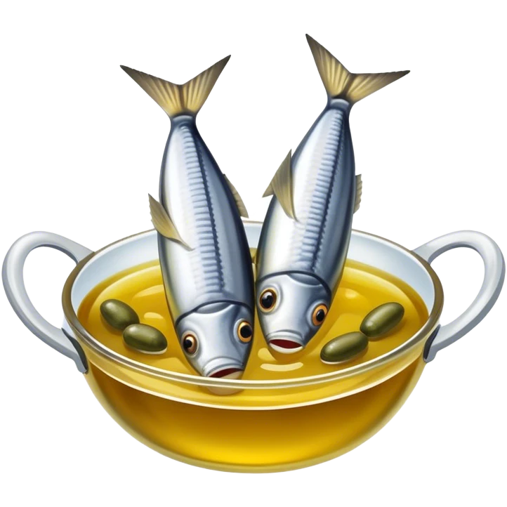 unas sardinas en aceite de oliva emoji