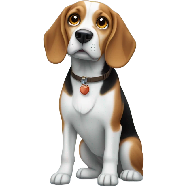 Beagle in tundra emoji