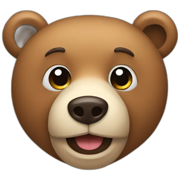 a bear emoji