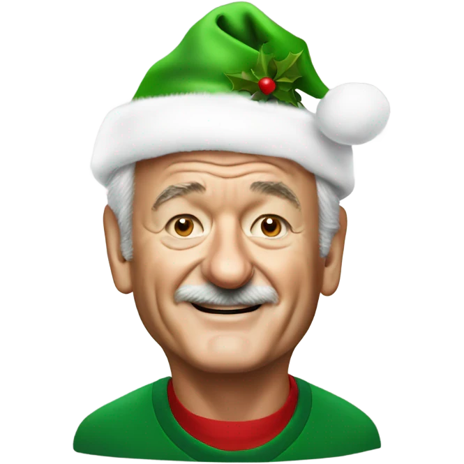 Christmas Bill Murray emoji
