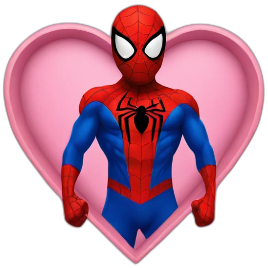 Spiderman Heart emoji